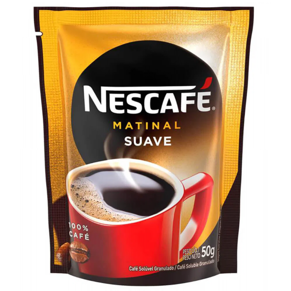 Café Solúvel Matinal Suave Nescafé Original - Sachê 50g